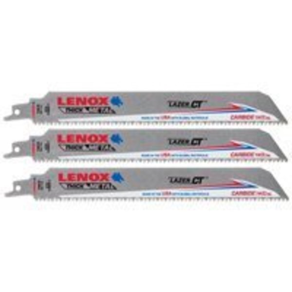 Lenox Lenox 2058829 Reciprocating Saw Blade, 8 TPI, Carbide Cutting Edge 2058829